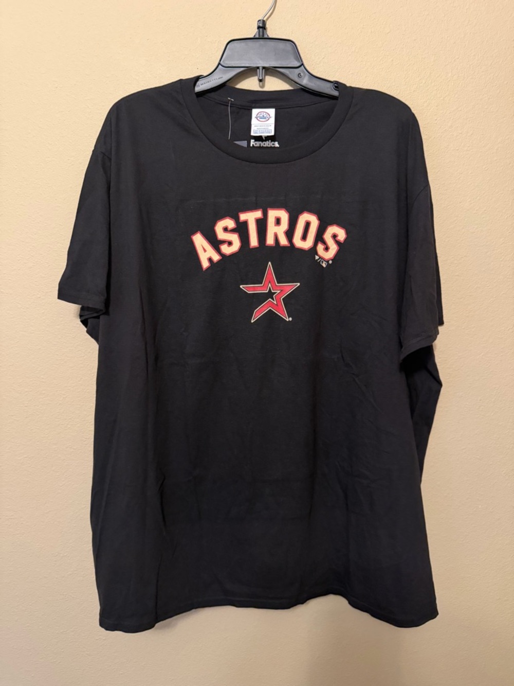 Houston Astros Jose Altuve #27 T-Shirt NWT Men’s 2XL Black Fanatics MLB